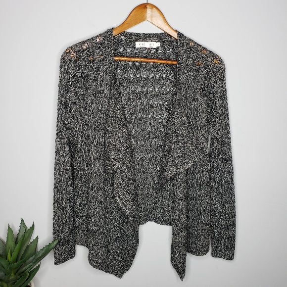 Velvet by Graham & Spencer Sweaters - Velvet Graham & Spencer Cardi with Metallic Fibers